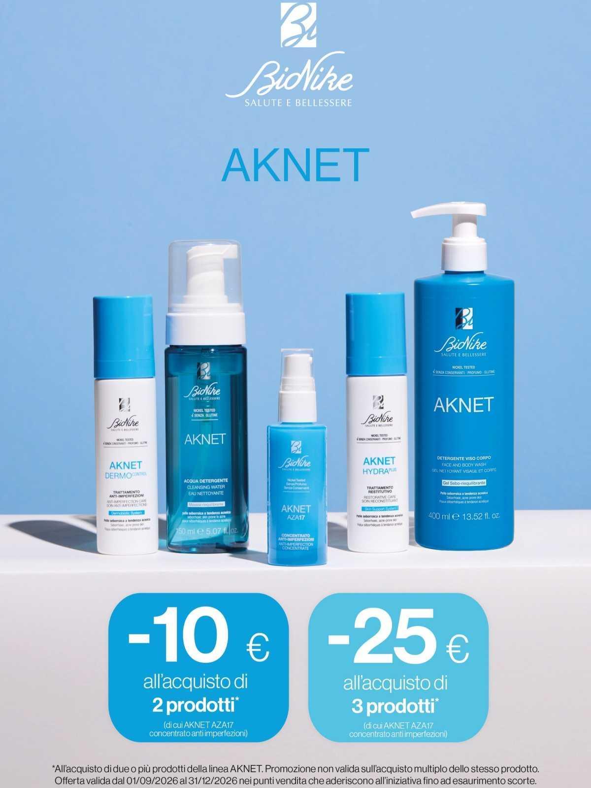 Bionike Aknet 🩵 fino a -25€