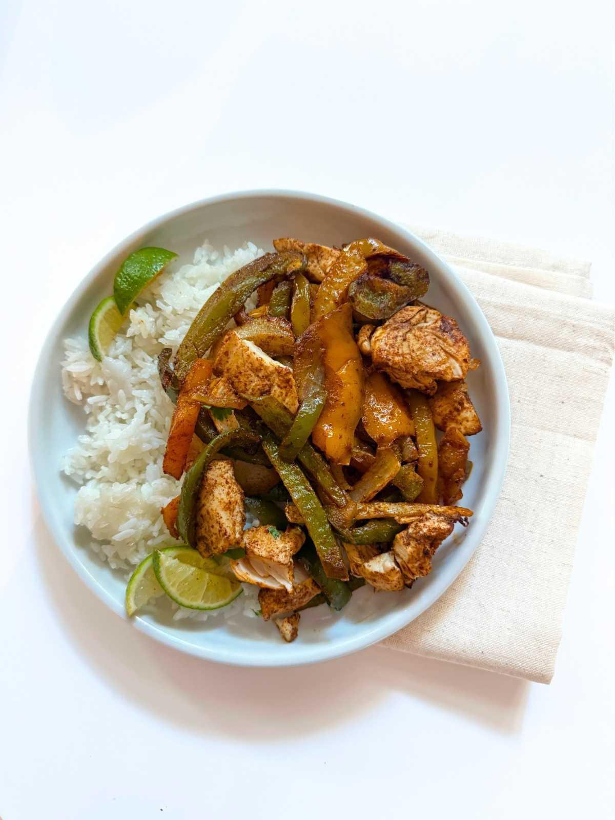 Sheet Pan Chicken Fajitas 