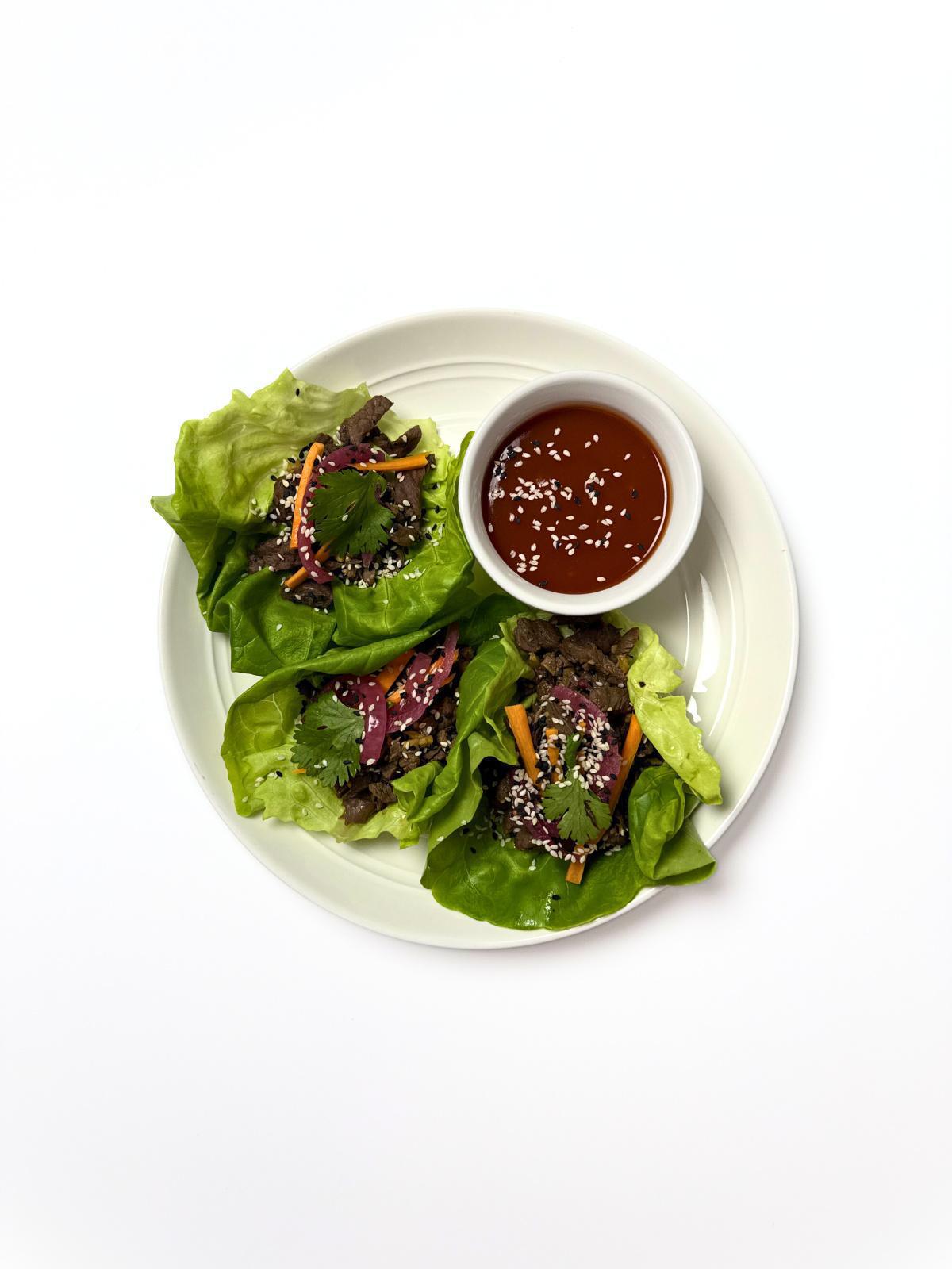 Korean Beef Lettuce Wraps Korean Beef Lettuce Wraps