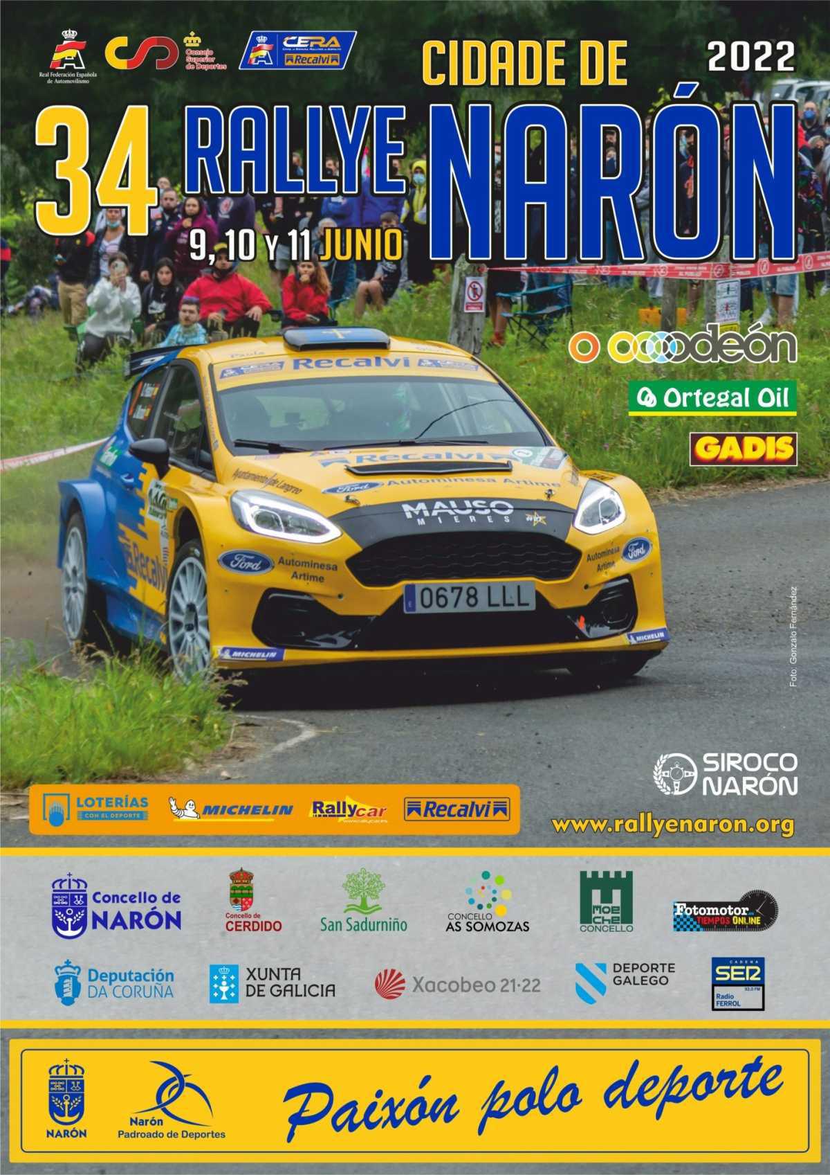 Presentación cartel 34º Rallye Cidade de Narón Presentación cartel 34º Rallye Cidade de Narón