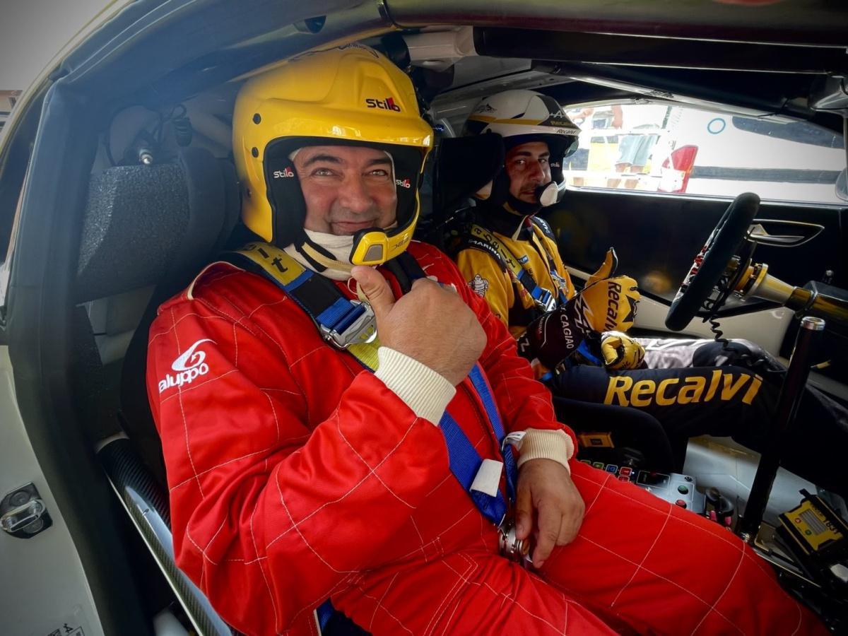 Victoria para o local Jorge Cagiao e Javier Martínez, co seu Alpine A110 R-GT Victoria para o local Jorge Cagiao e Javier Martínez, co seu Alpine A110 R-GT