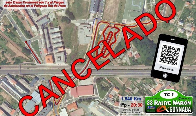 Cancelado o TC1-Narón