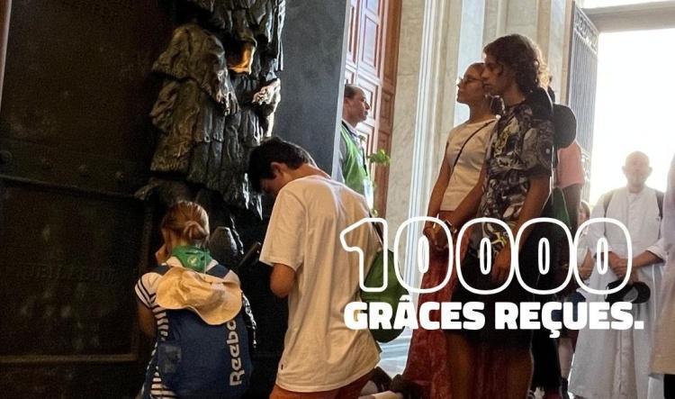 [30/07] Plus de 20 000 français passent la Porte Sainte à Saint Jean de Latran