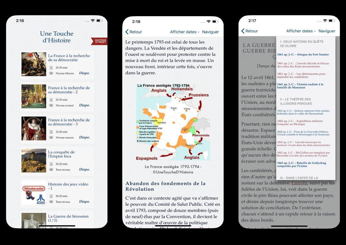 App. Une touche d'histoire : Se remémorer App. Une touche d'histoire : Se remémorer