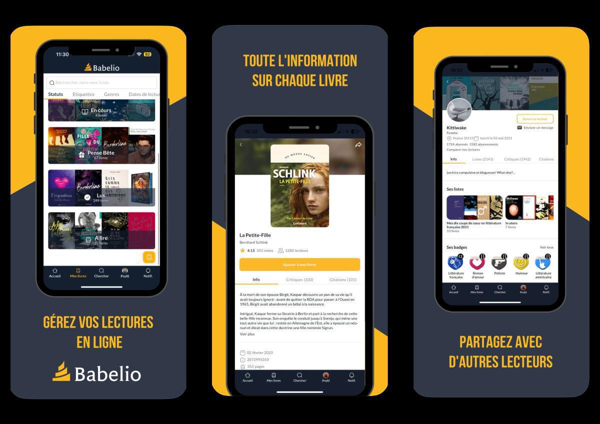 App. Babelio : S'évader