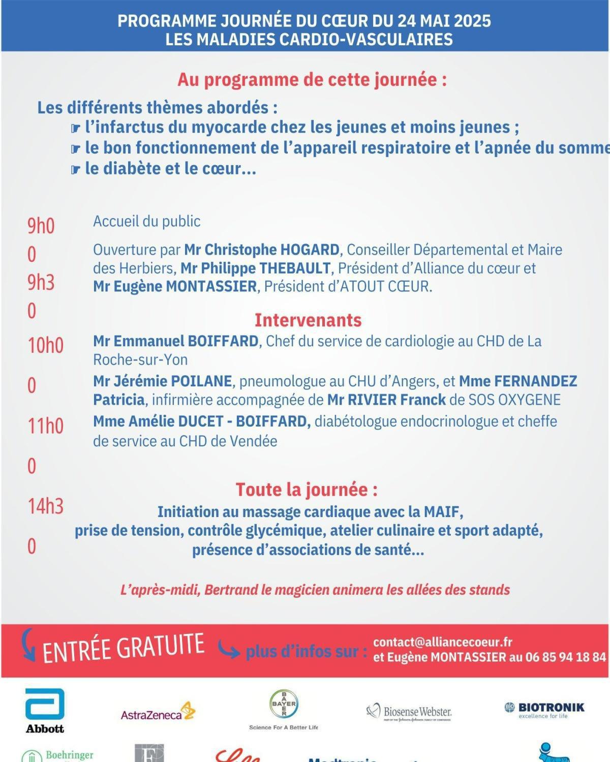 La Journée du Cœur arrive en Vendée La Journée du Cœur arrive en Vendée