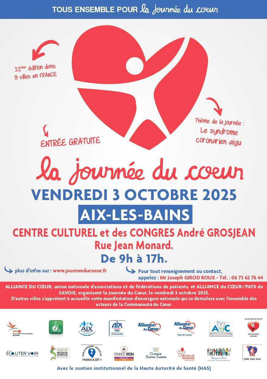 Aix-Les-Bains accueille la Journée du coeur Aix-Les-Bains accueille la Journée du coeur