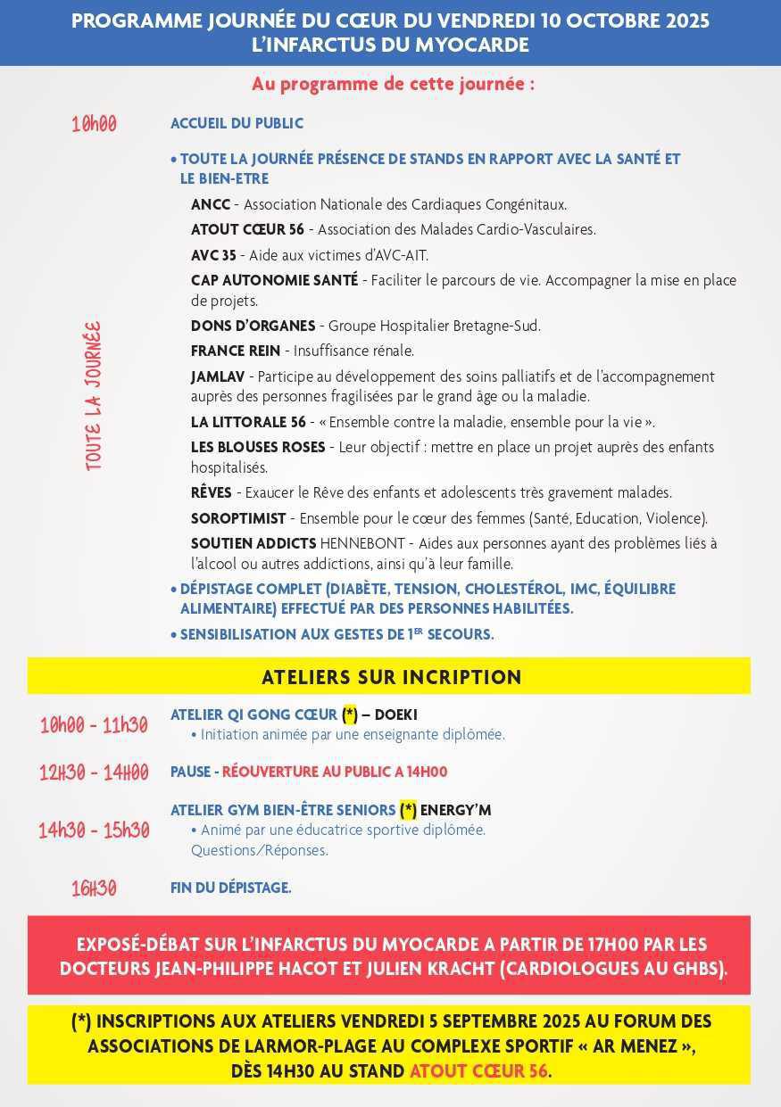 La Journée du Cœur à Larmor-Plage 