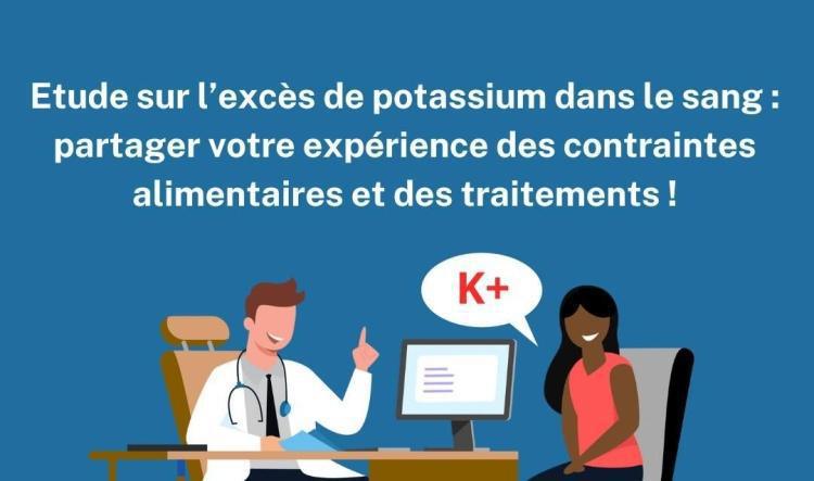 Etude sur l'excès de potassium dans le sang