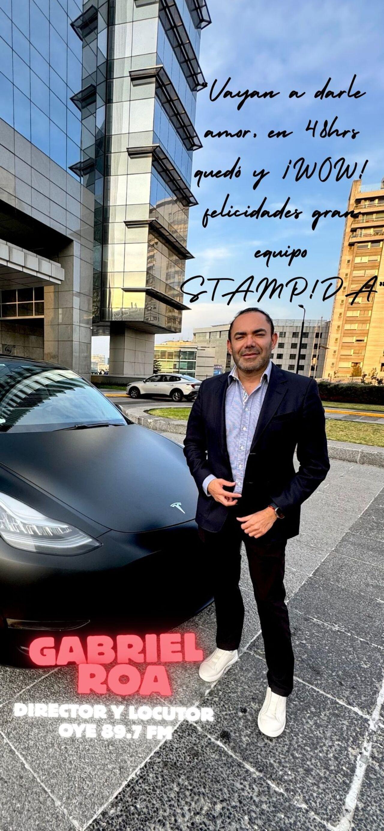 “Vayan a darle amor, en 48hrs quedó y ¡WOW! felicidades gran equipo STAMP!DA”
