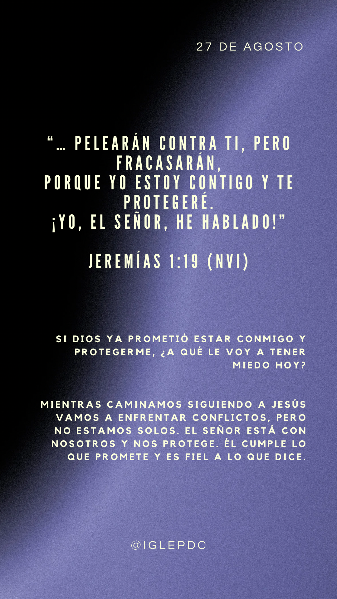 Devocional Día 27 - Agosto