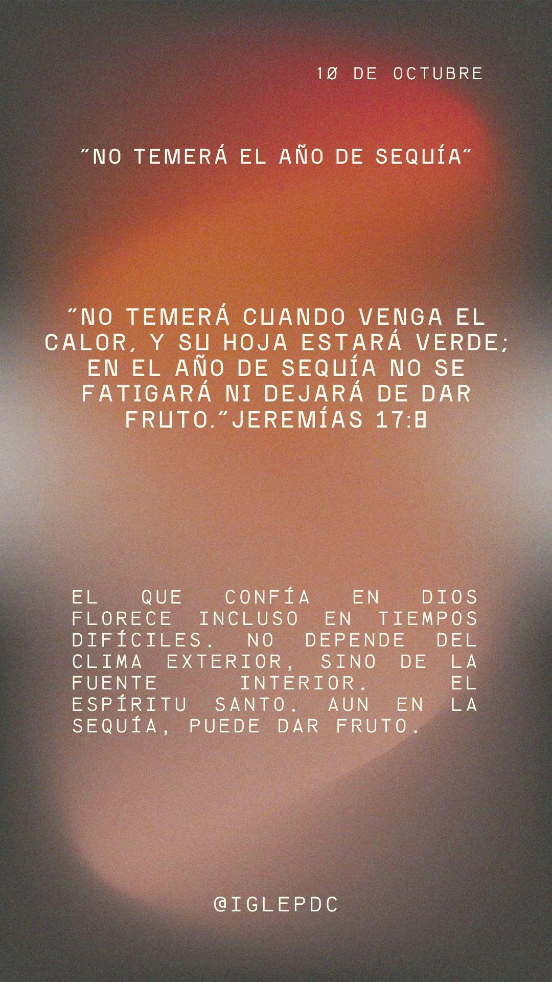 Devocional - 10 de Octubre