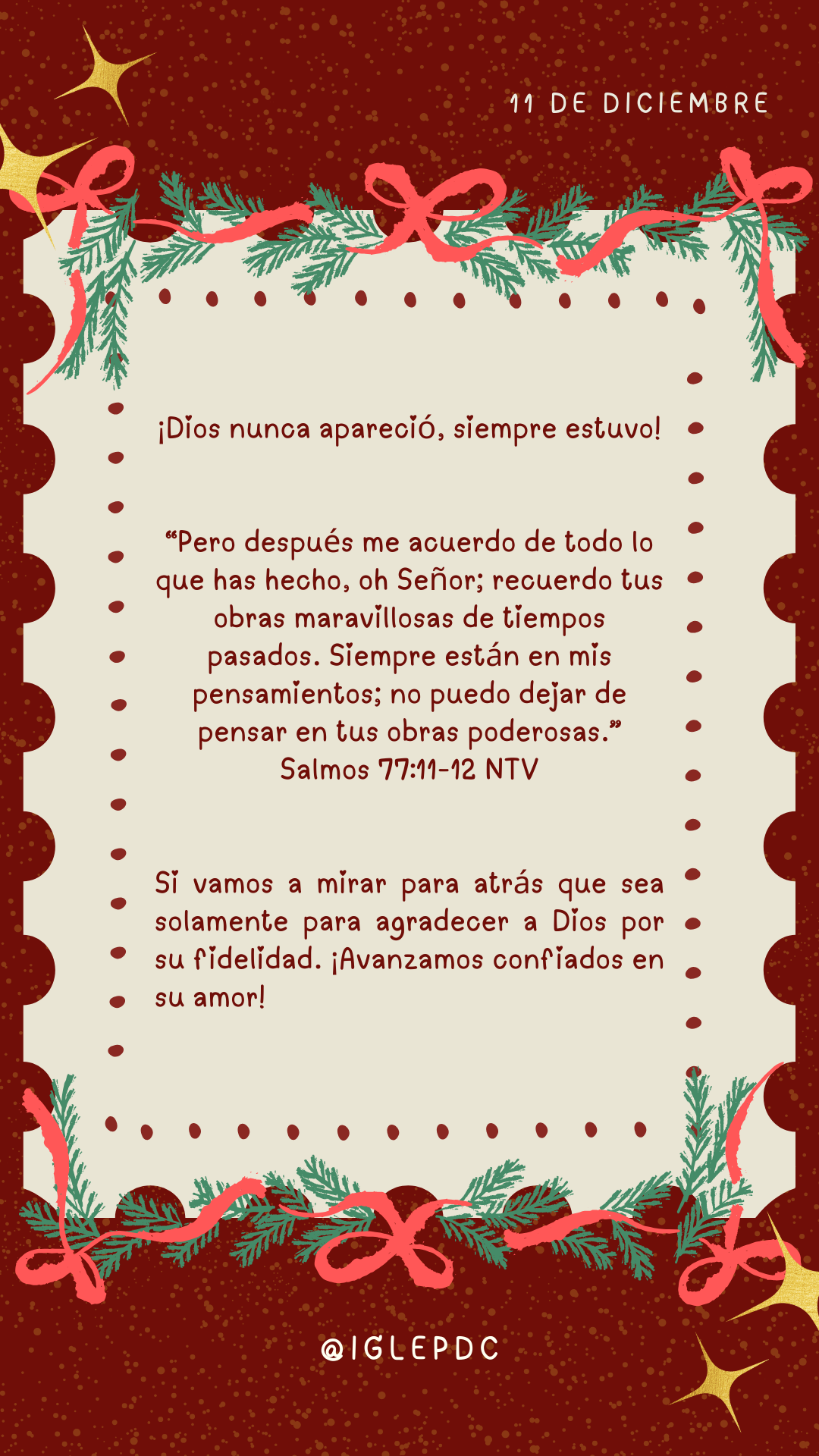 Devocional - 11 de Diciembre