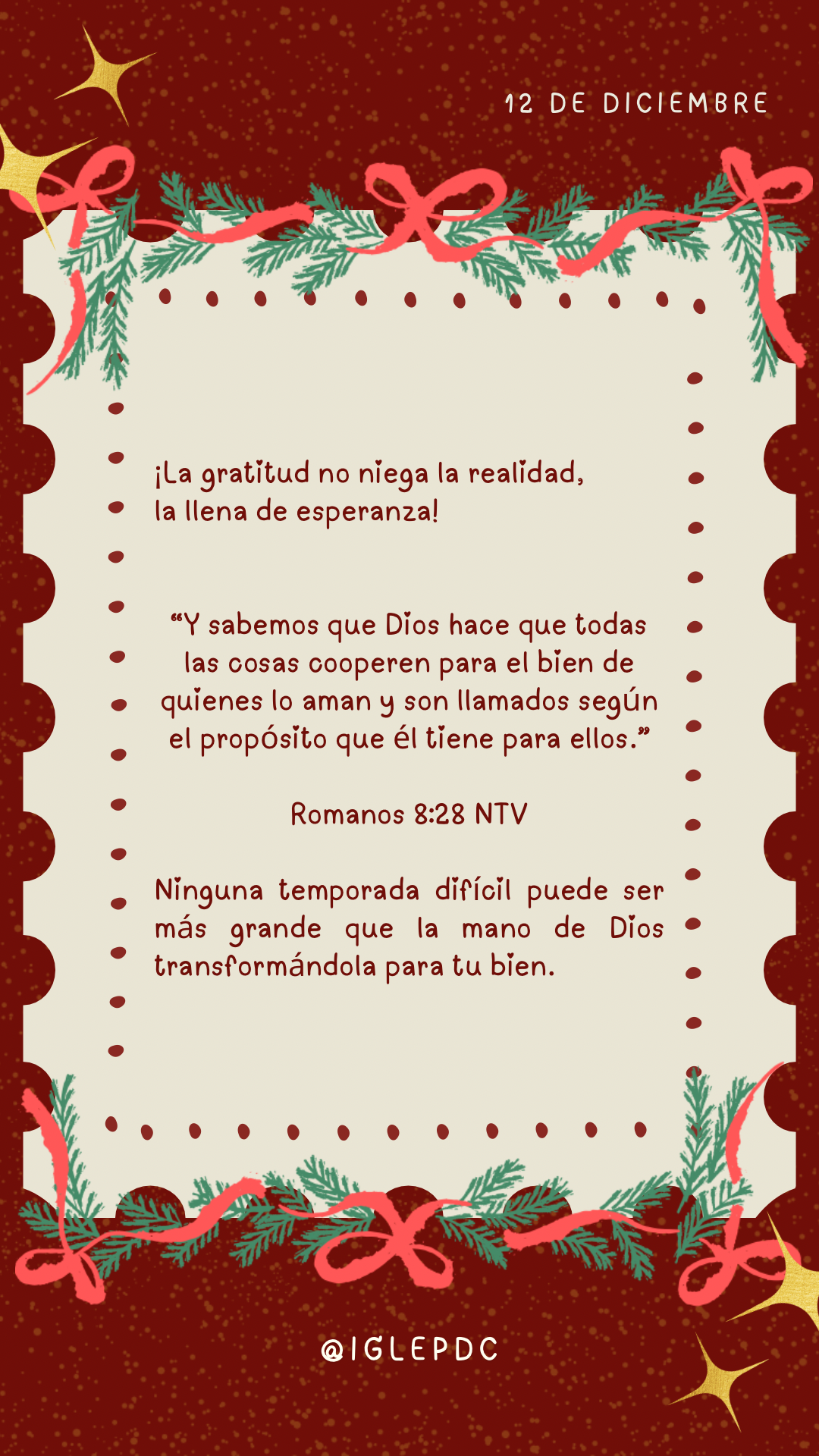 Devocional - 12 de Diciembre