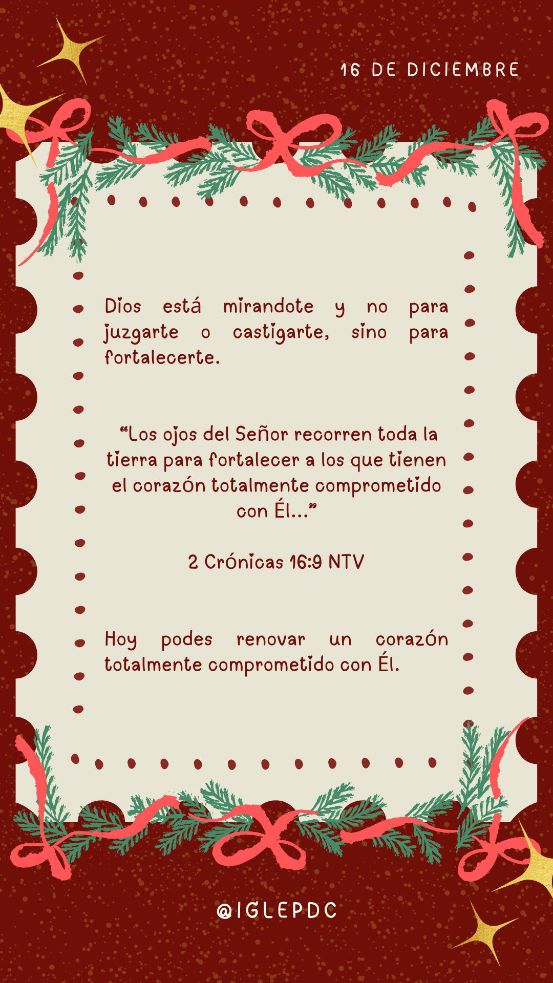 Devocional - 16 de Diciembre