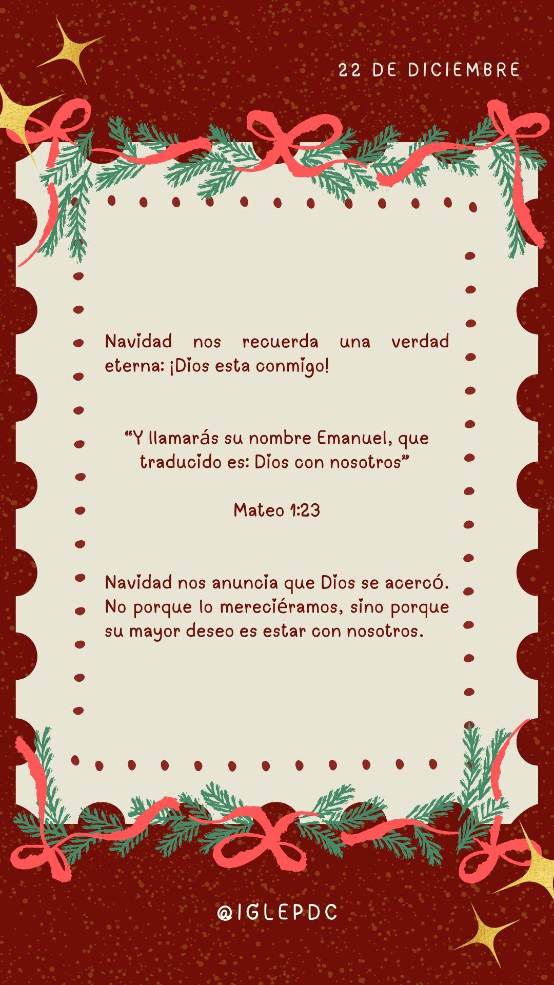 Devocional - 22 de Diciembre