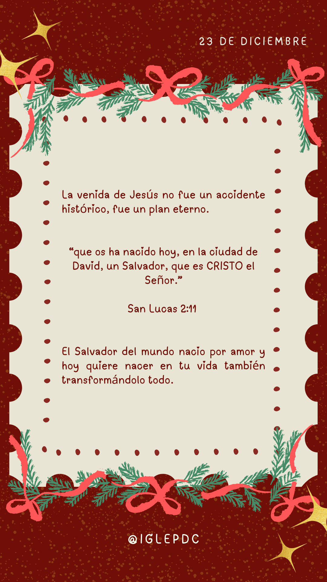 Devocional - 23 de Diciembre