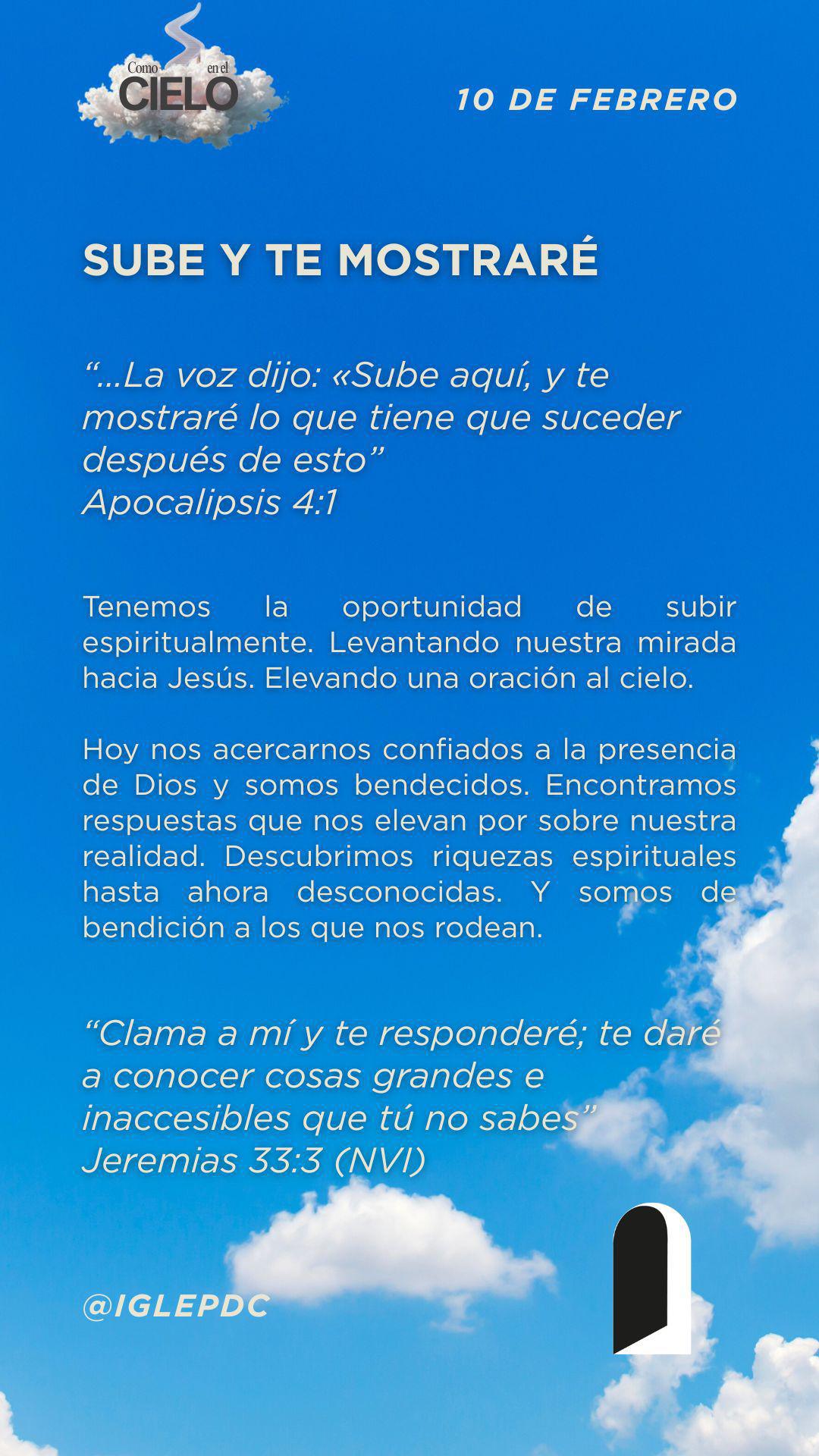 Devocional - 10 de Febrero