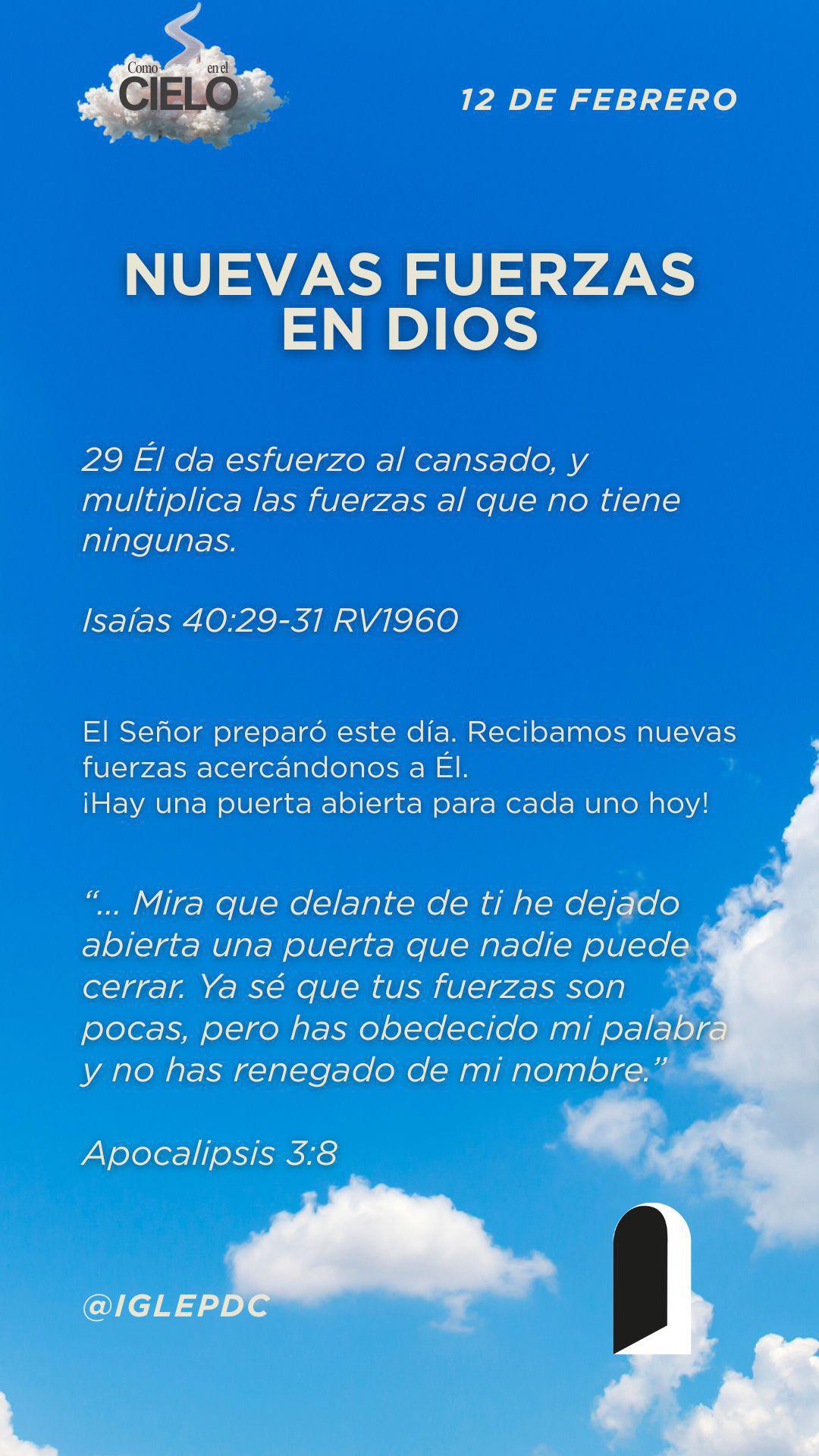 Devocional - 12 de Febrero