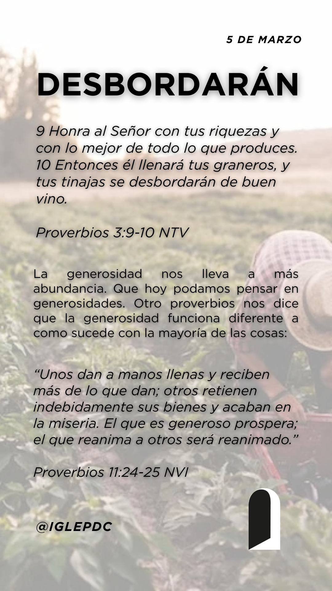 Devocional - 5 de Marzo