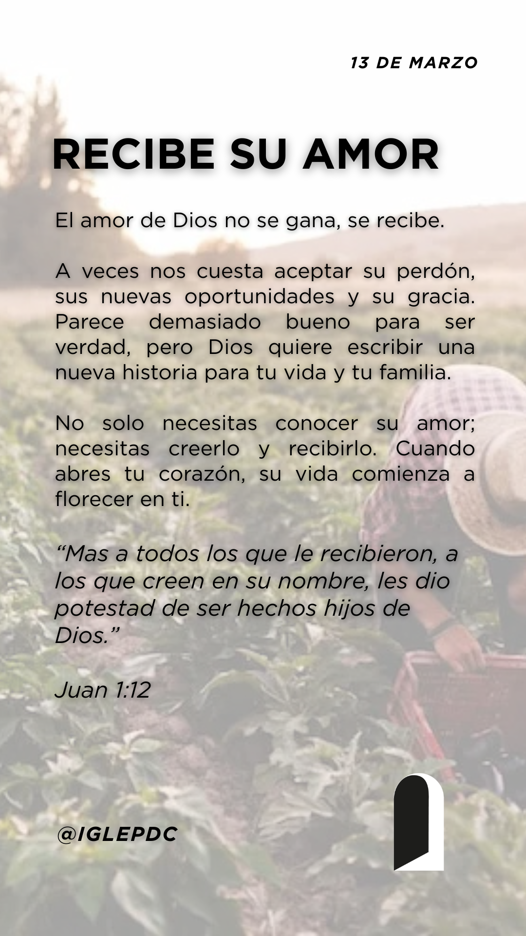 Devocional - 13 de Marzo