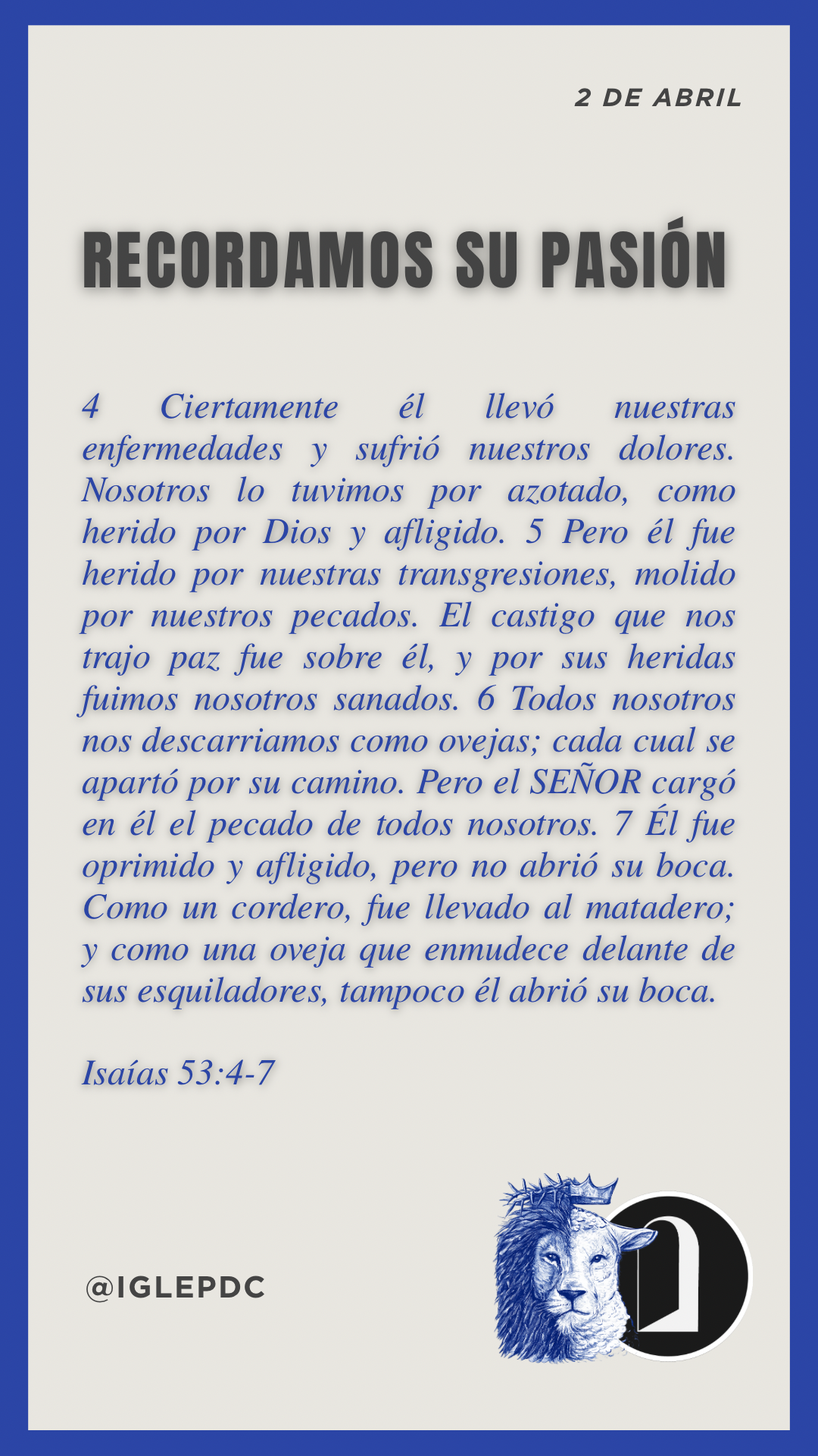 Devocional - 2 de Abril