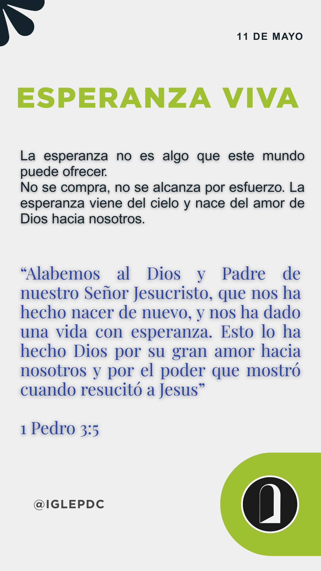 Devocional - 11 de Mayo