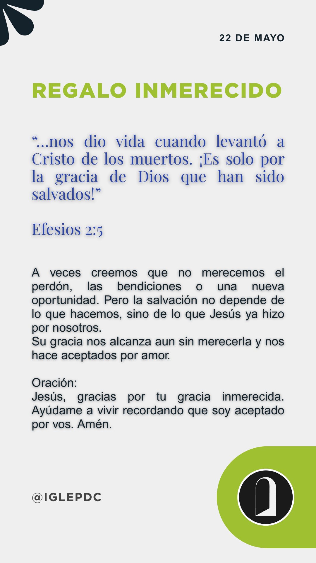 Devocional - 22 de Mayo
