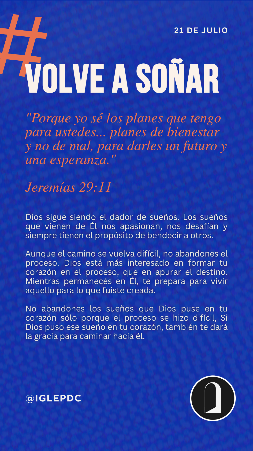 Devocional - 21 de Julio