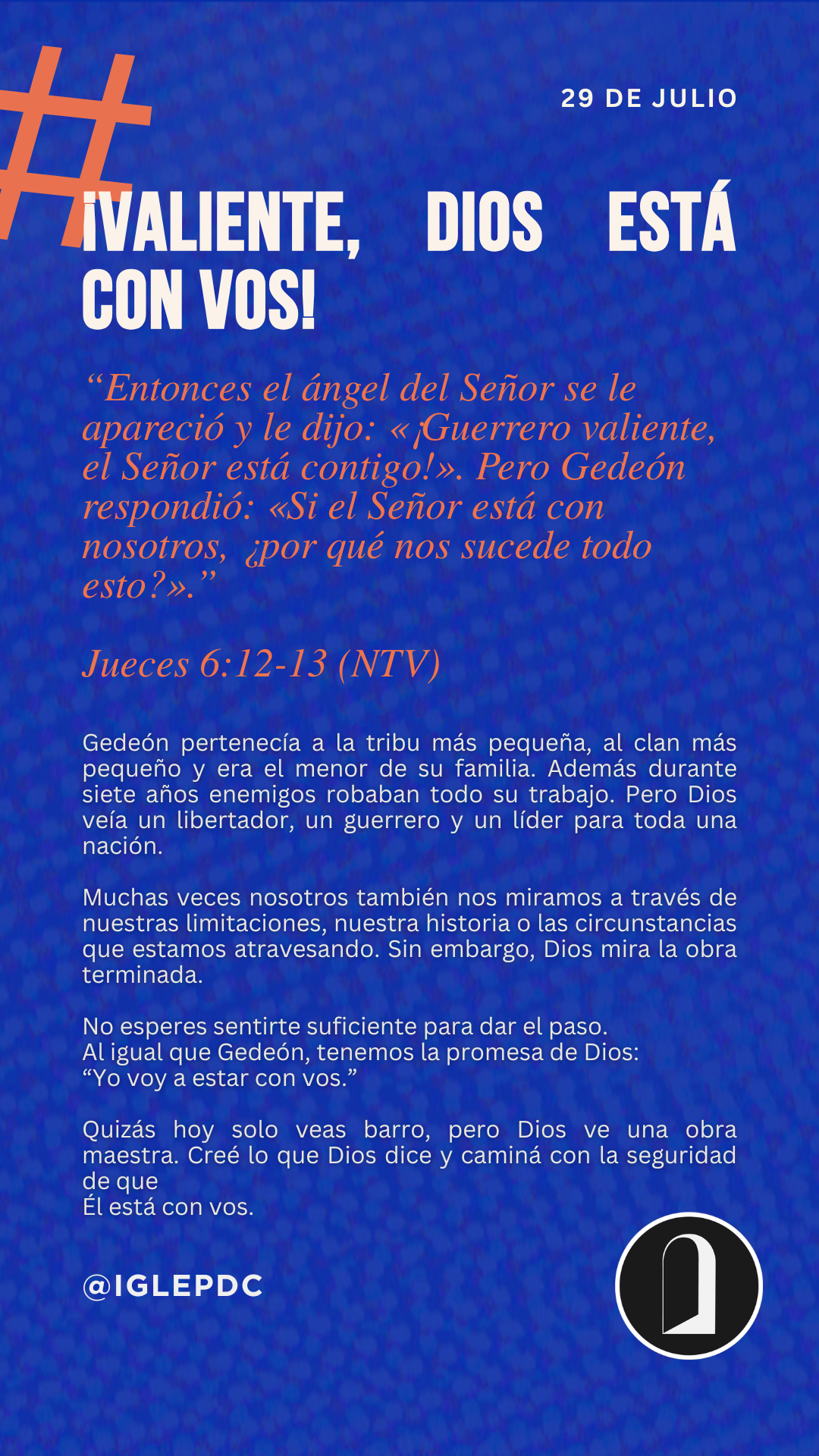 Devocional - 29 de Julio