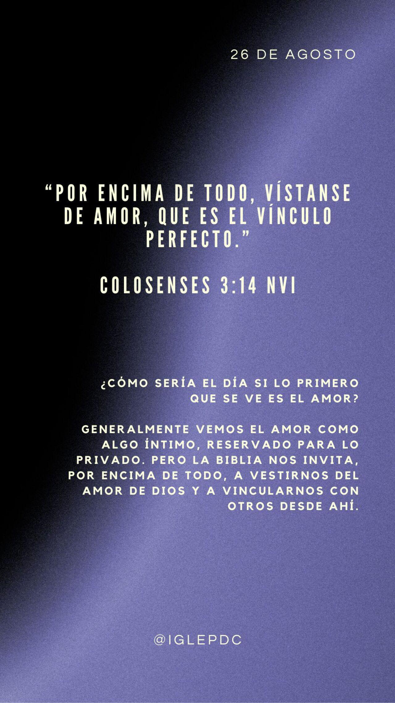 Devocional Día 26 - Agosto