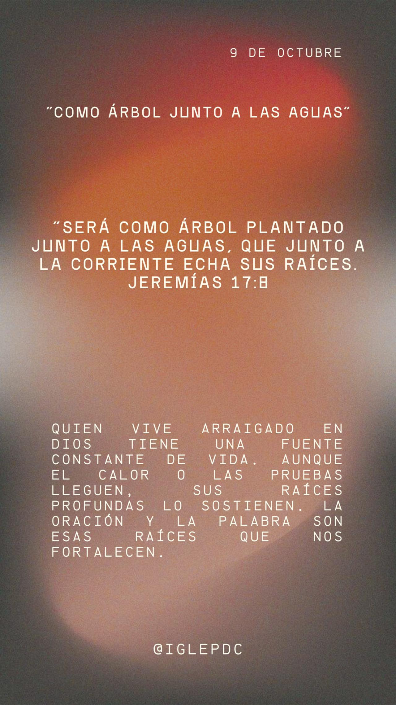 Devocional 9 de octubre