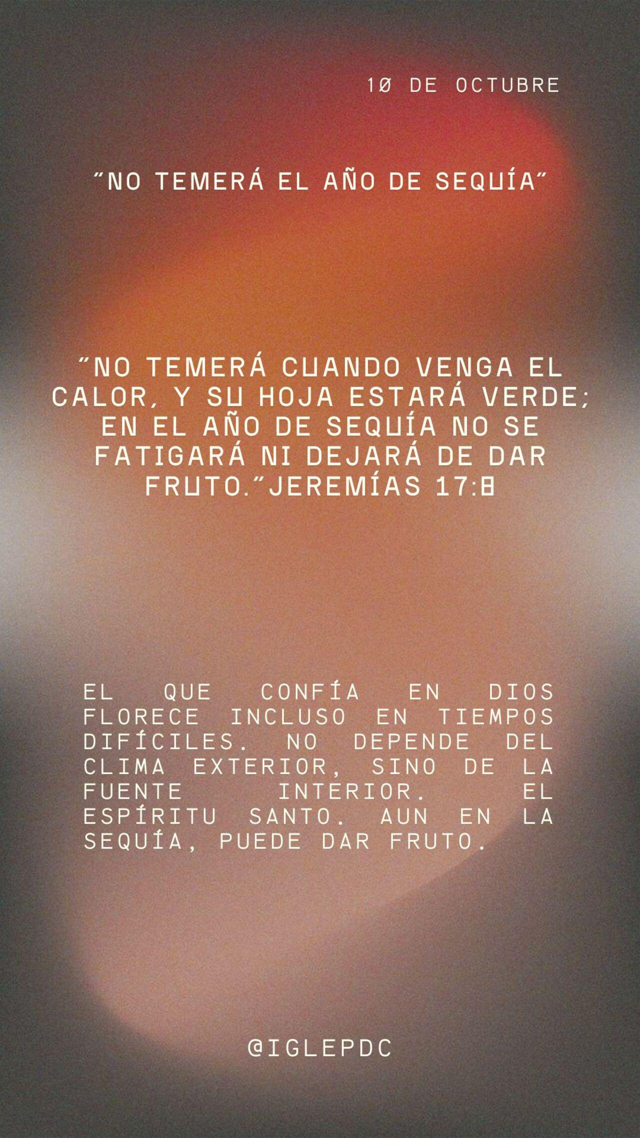 Devocional - 10 de Octubre