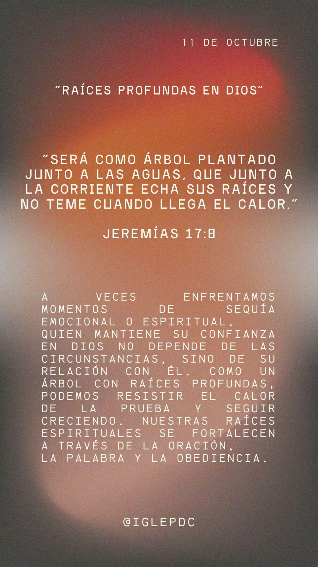 Devocional - 11 de Octubre