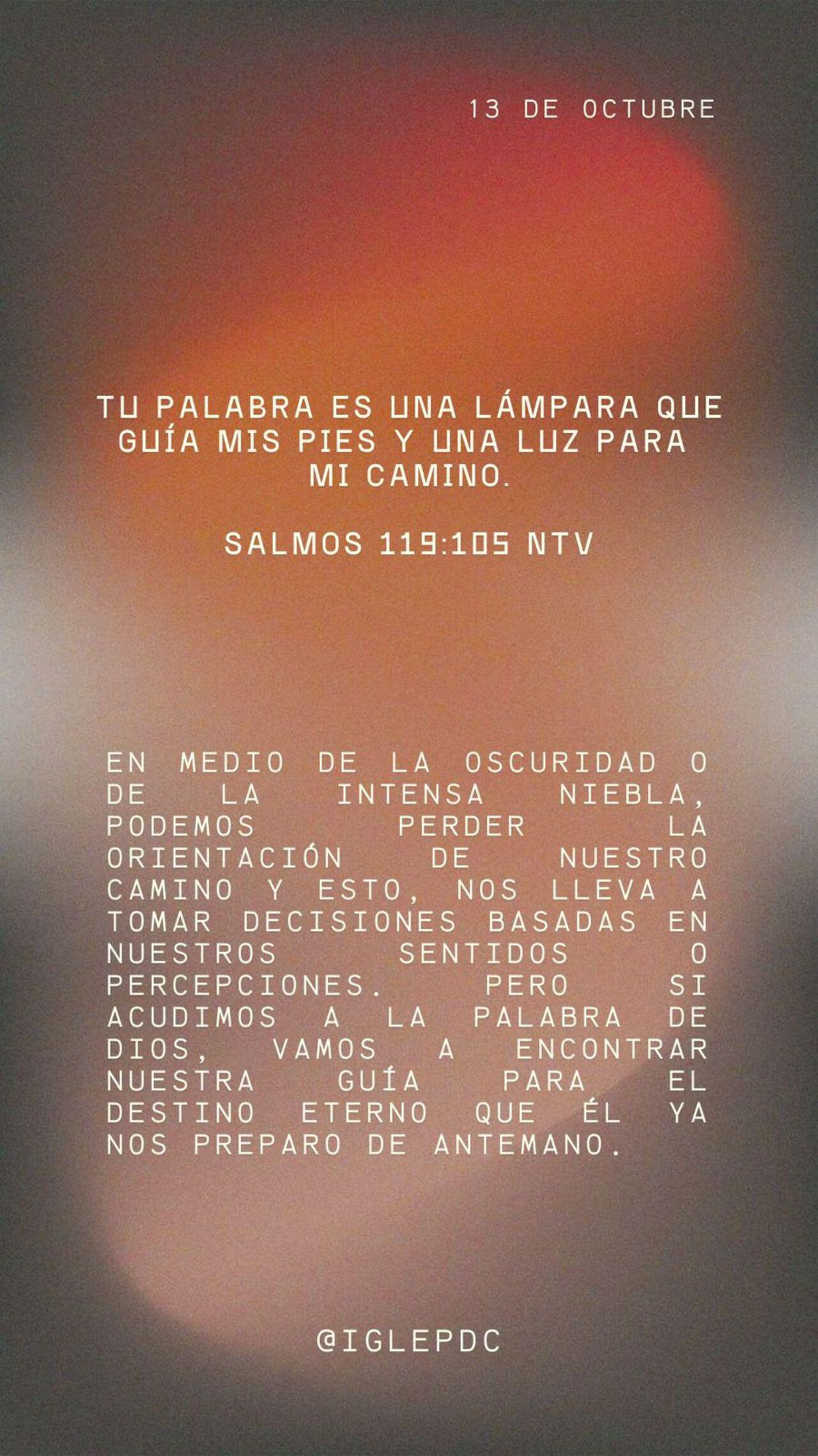 Devocional - 13 de Octubre
