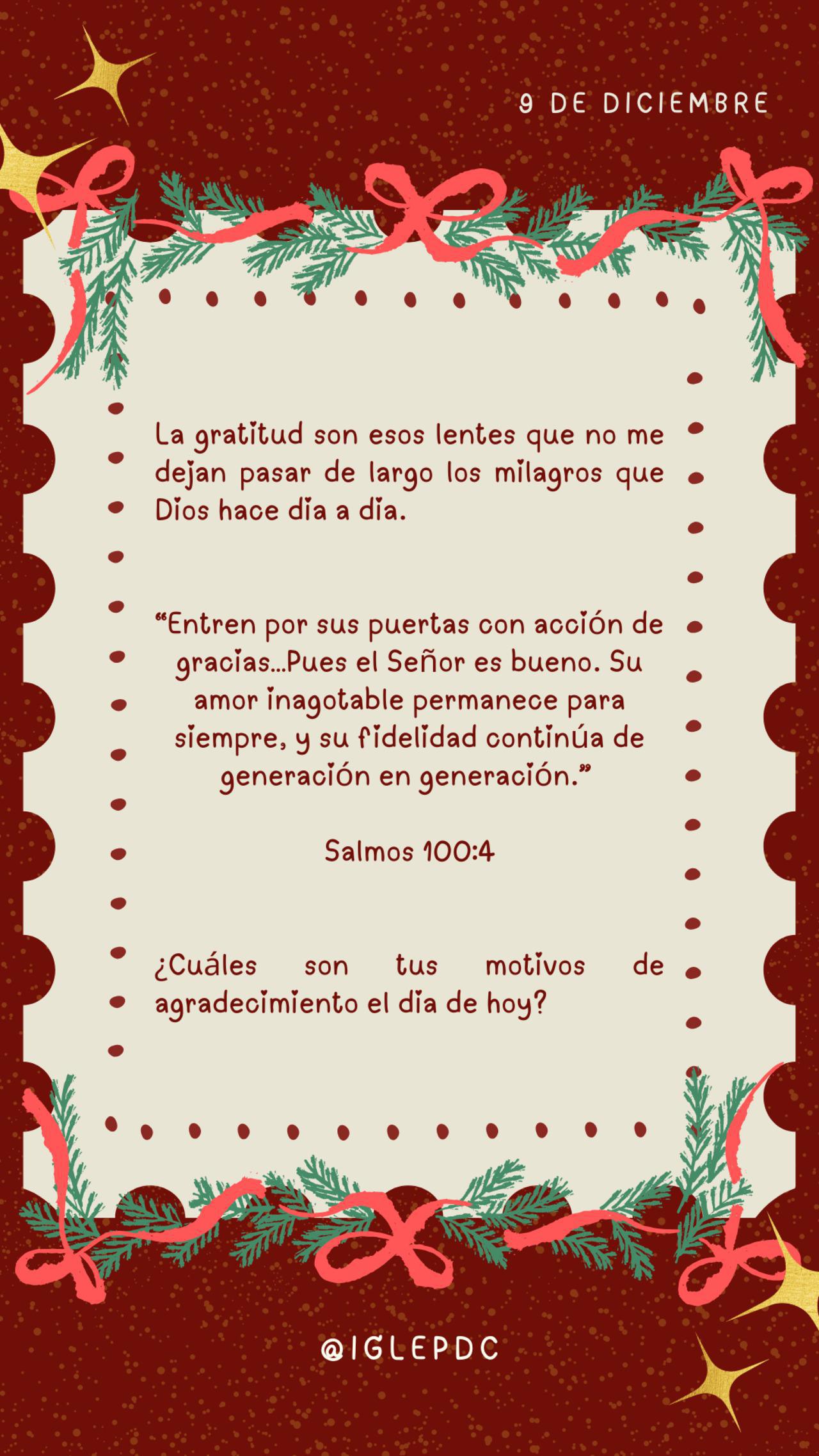 Devocional - 9 de Diciembre