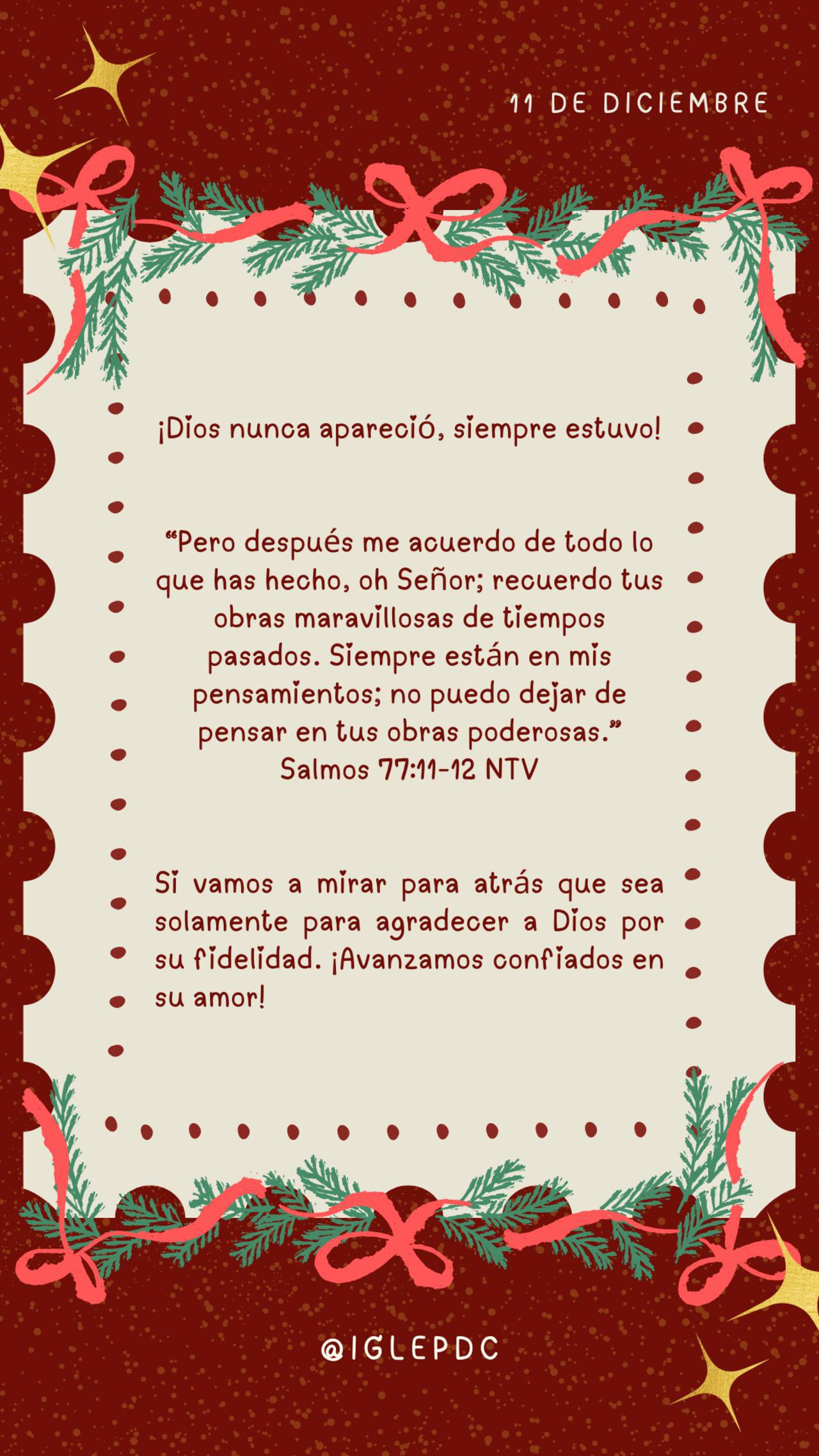 Devocional - 11 de Diciembre