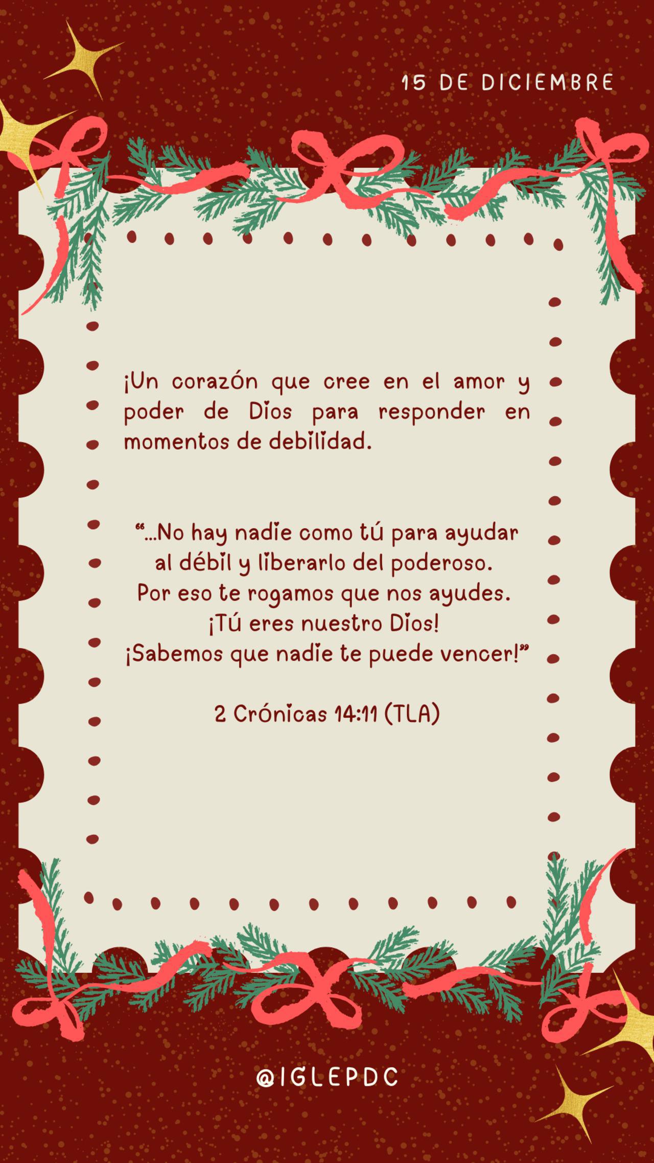 Devocional - 15 de Diciembre