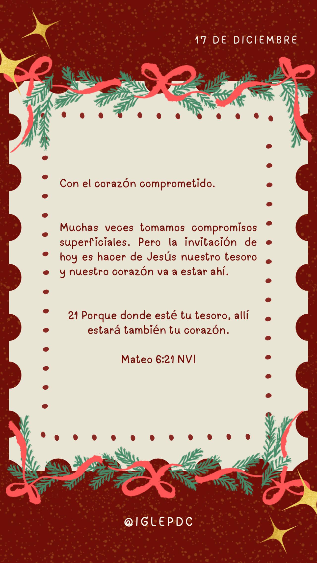 Devocional - 17 de Diciembre