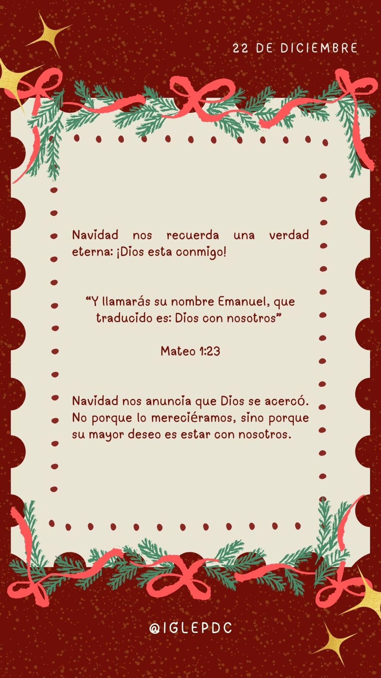Devocional - 22 de Diciembre
