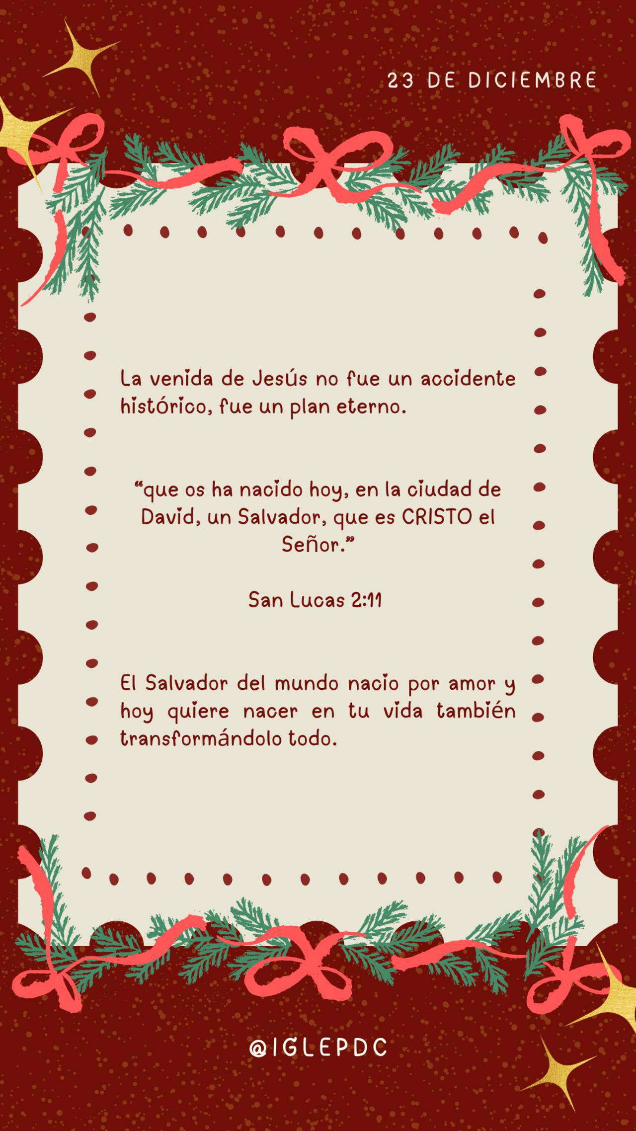 Devocional - 23 de Diciembre
