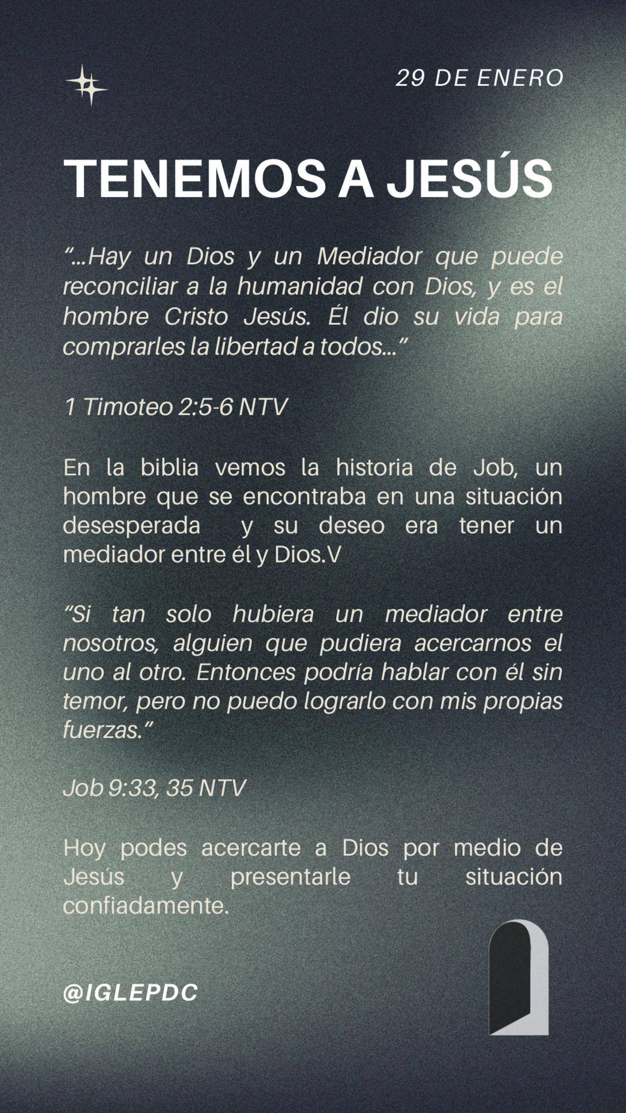 Devocional - 29 de Enero