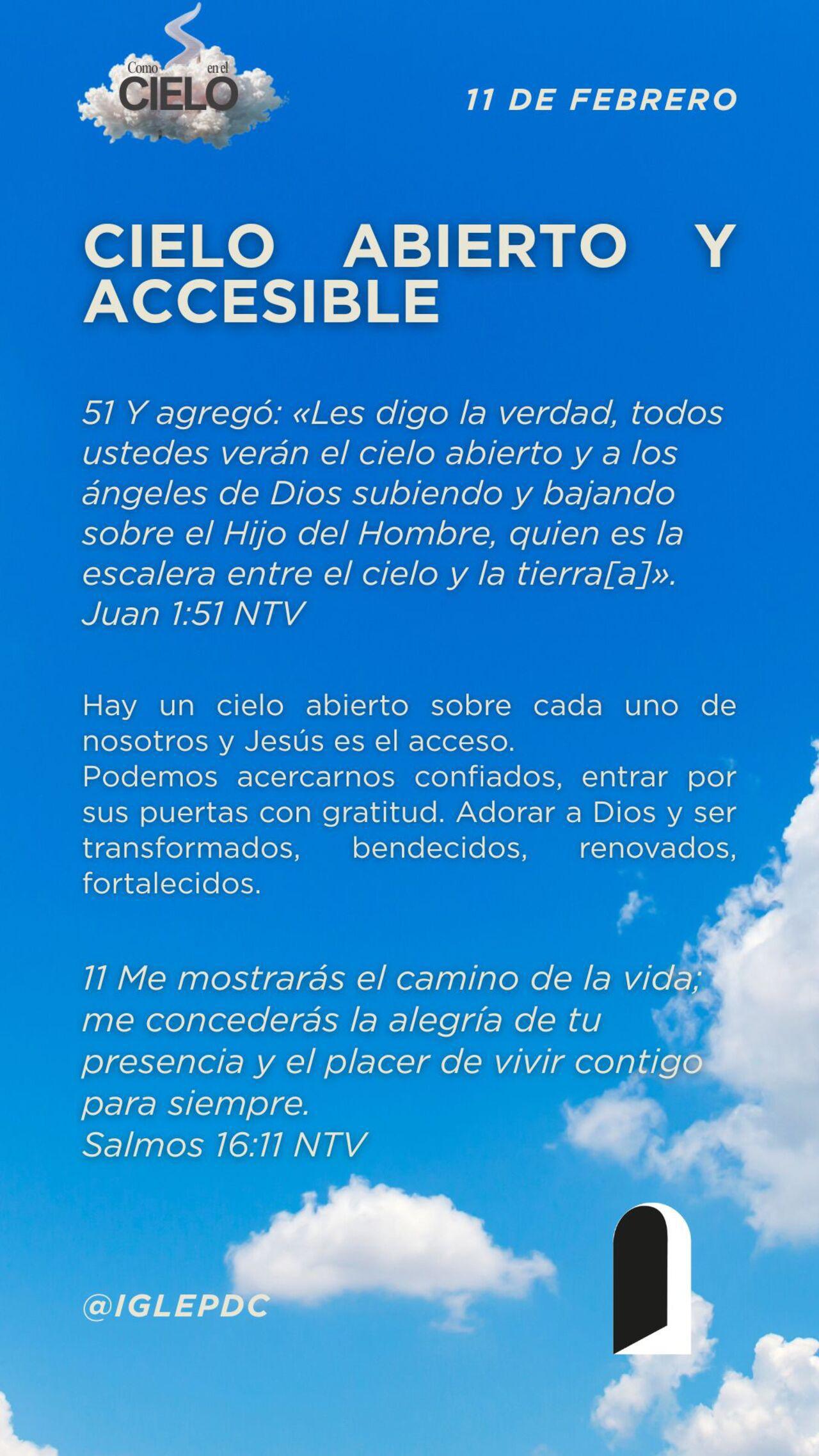 Devocional -  11 de Febrero