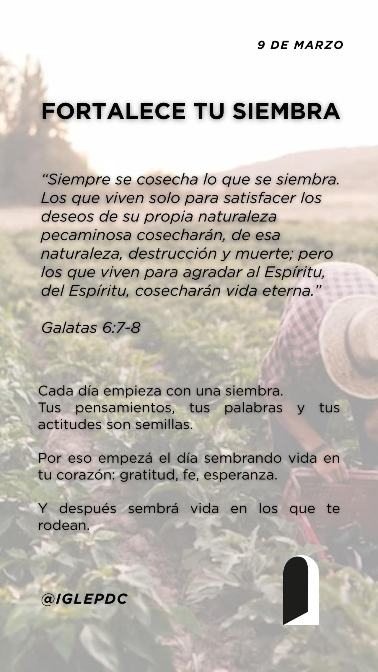 Devocional - 9 de Marzo