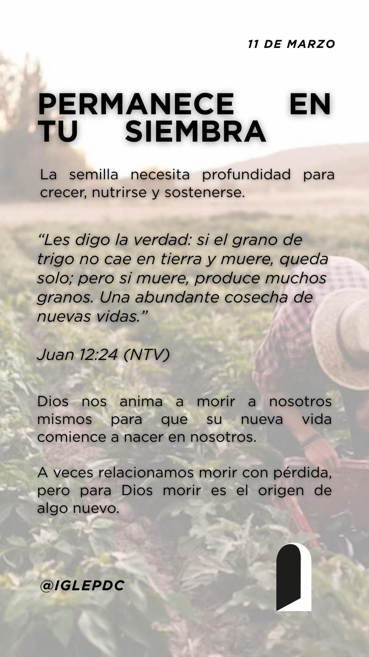 Devocional - 11 de Marzo