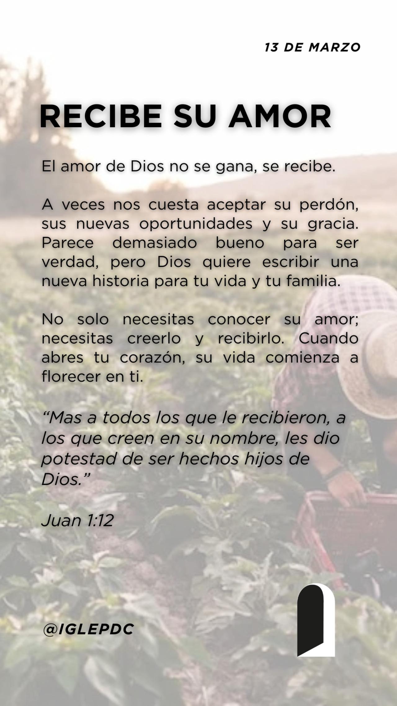 Devocional - 13 de Marzo