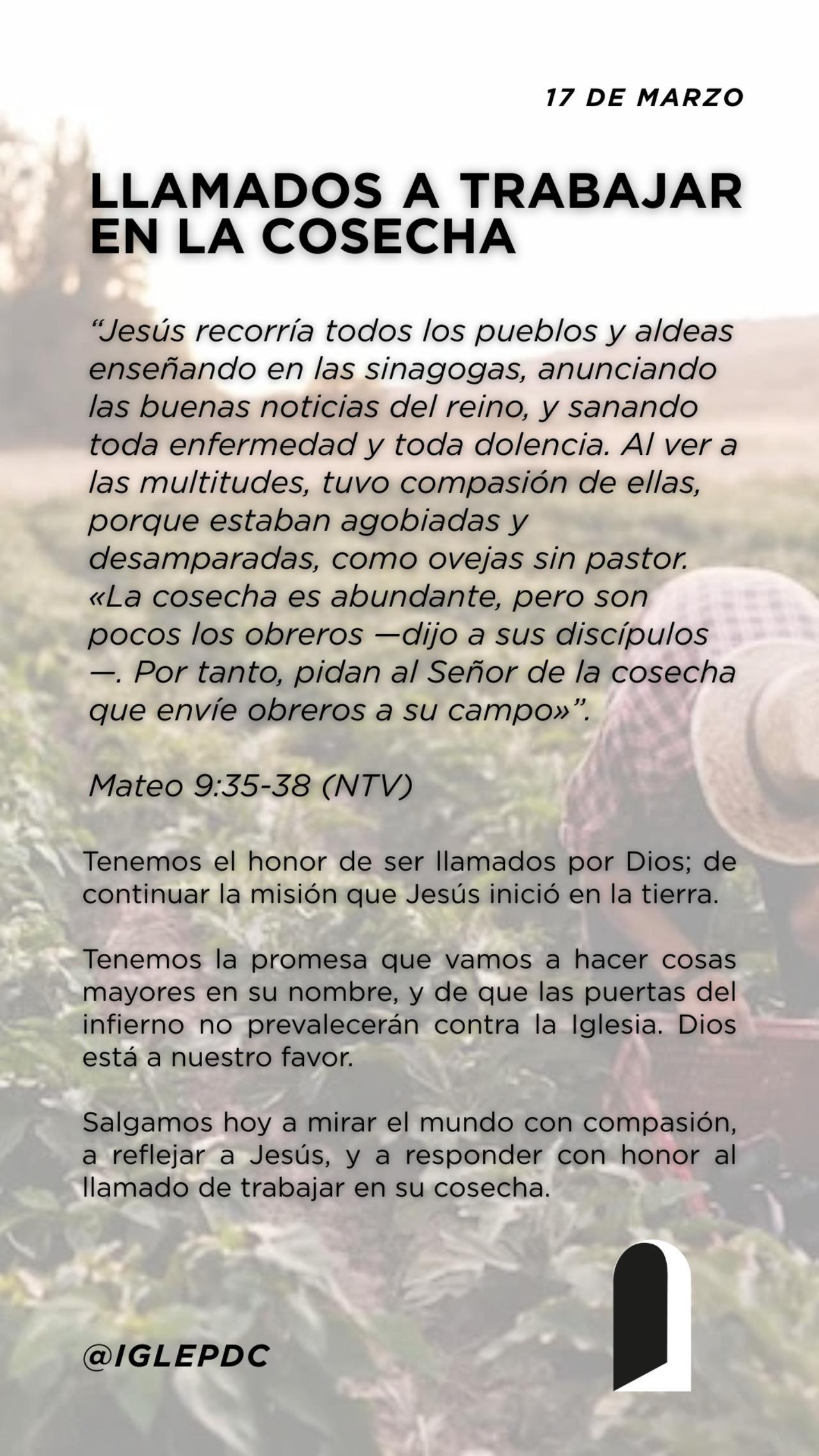 Devocional - 17 de Marzo