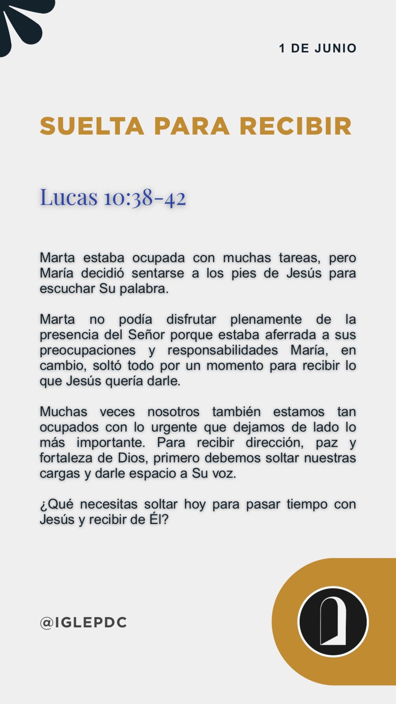 Devocional - 1 de Junio
