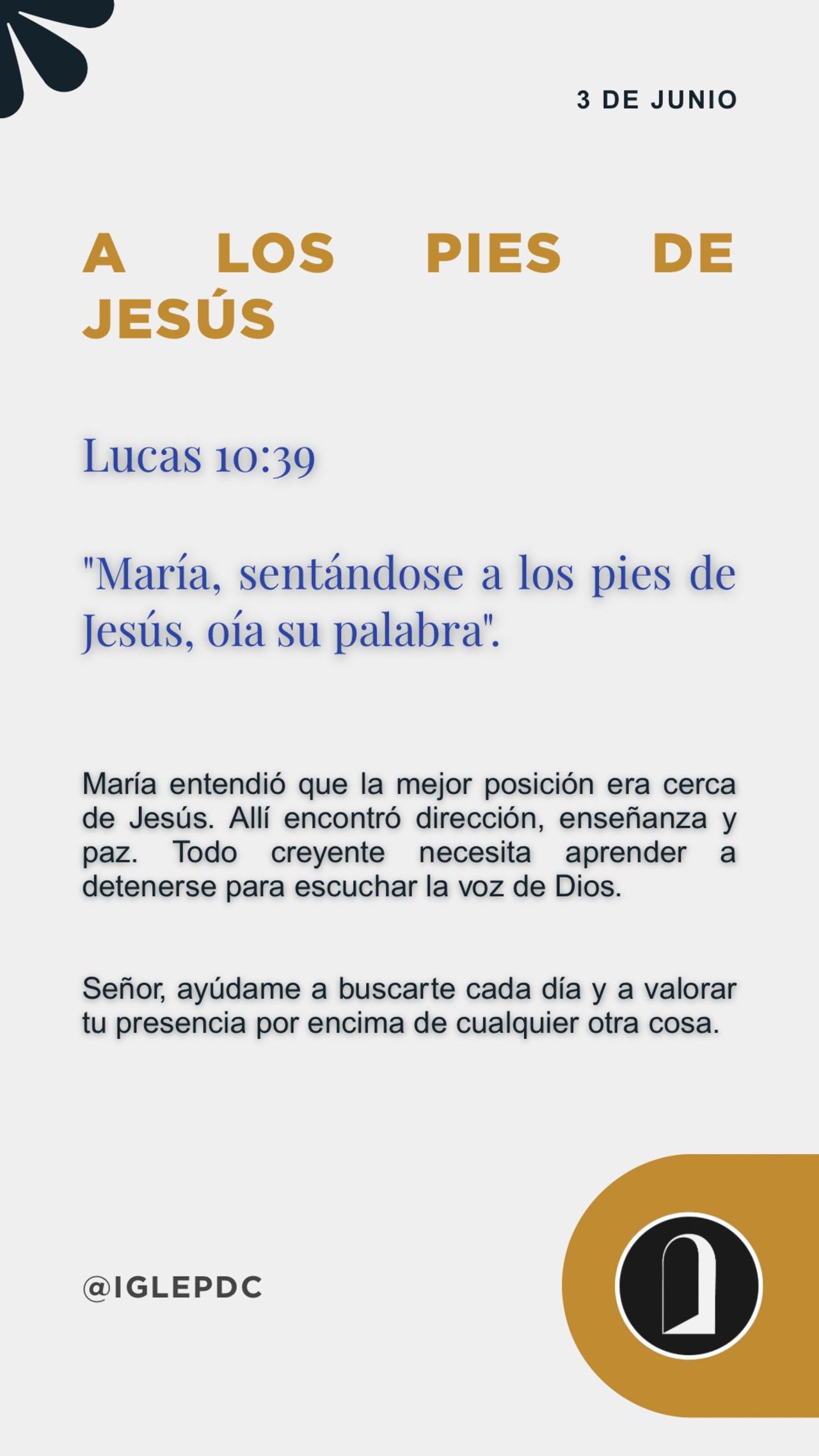 Devocional - 3 de Junio