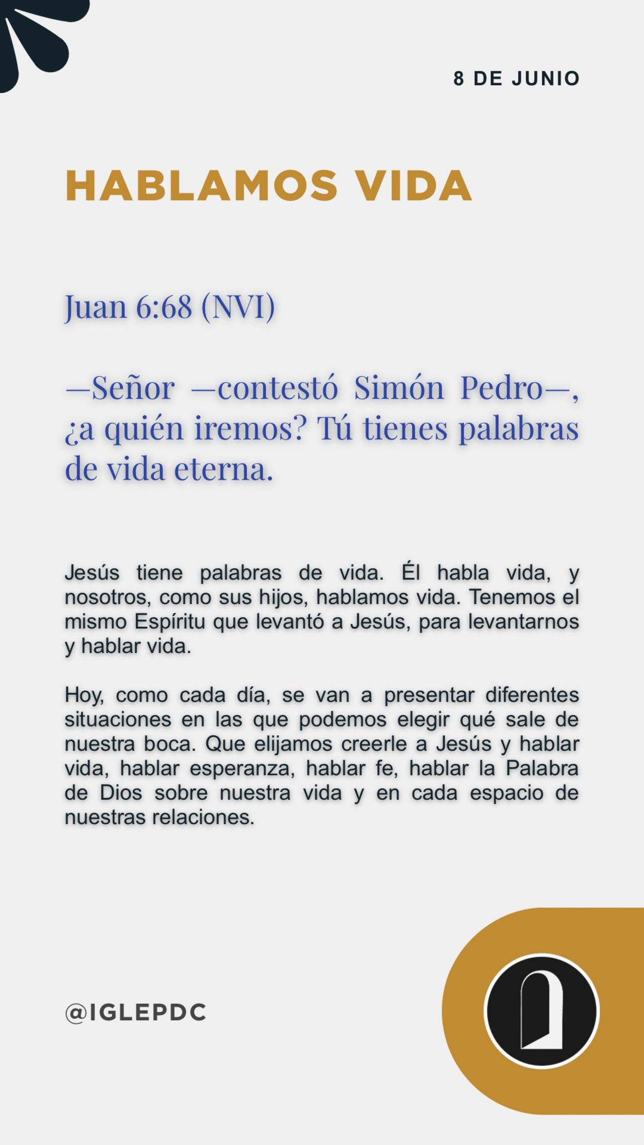 Devocional - 8 de Junio